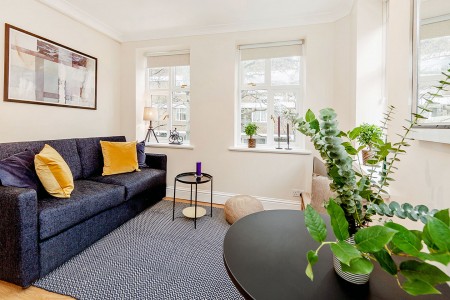 living room, Seven Dials Apartment, Covent Garden, London WC2