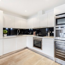 fully equipped kitchen for self-catering,The Strand Apartment, Covent Garden, London WC2