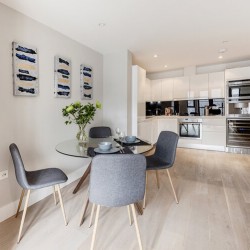 dining area and kitchen, The Strand Apartment, Covent Garden, London WC2