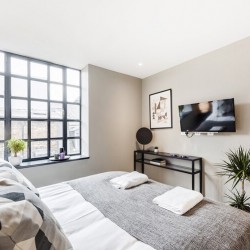double bedroom, The Strand Apartment, Covent Garden, London WC2