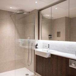 shower room, Canary Wharf Apart Hotel, Canary Wharf, London E14