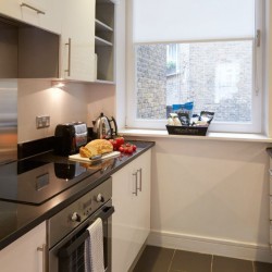 kitchen equpped for self catering, South Kensington Luxury, Kensington, London SW7