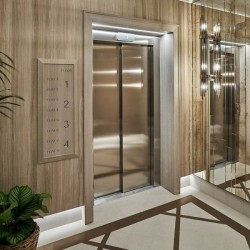 lobby area with lift, Portland Apartments, Marylebone, London W1