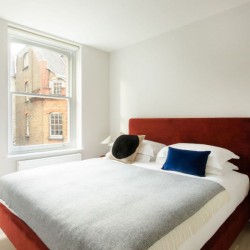 bedroom with king size bed, The Deluxe Apartments, Marylebone, London W1