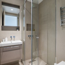 modern shower room, Hampstead Apartments, Hampstead, London NW3