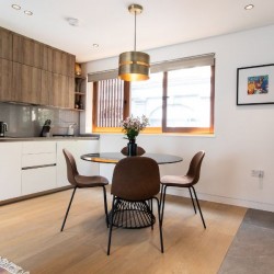 dining area and kitchen, Hampstead Apartments, Hampstead, London NW3