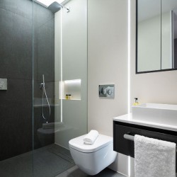 bathroom with shower, Mornington Crescent, Camden, London NW1