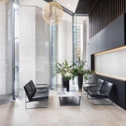 lobby with table and 4 chairs, City Road Apartments, Hoxton, London EC1