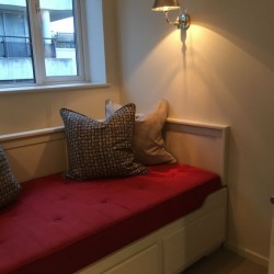 small bedroom with single bed, Hyde Park Penthouse, Kensington, London SW7