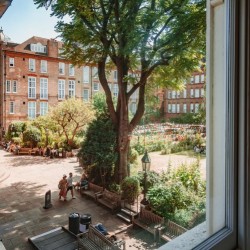 view of the courtyard, King Street Deluxe, Covent Garden, London WC2