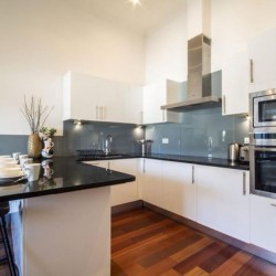 fully equipped kitchen with breakfast bar, The Executive Apartments, Kensington, London W8
