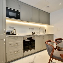 kitchen for self-catering with dining area, 2 bedroom super deluxe apartment
