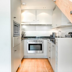 kitchen for self-catering, King Street Deluxe, Covent Garden, London WC2